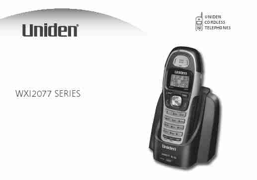 Uniden Cordless Telephone WXI2077 Series-page_pdf